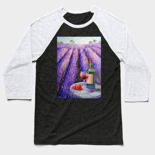 Lavender, wine and fruit Baseball T-Shirt